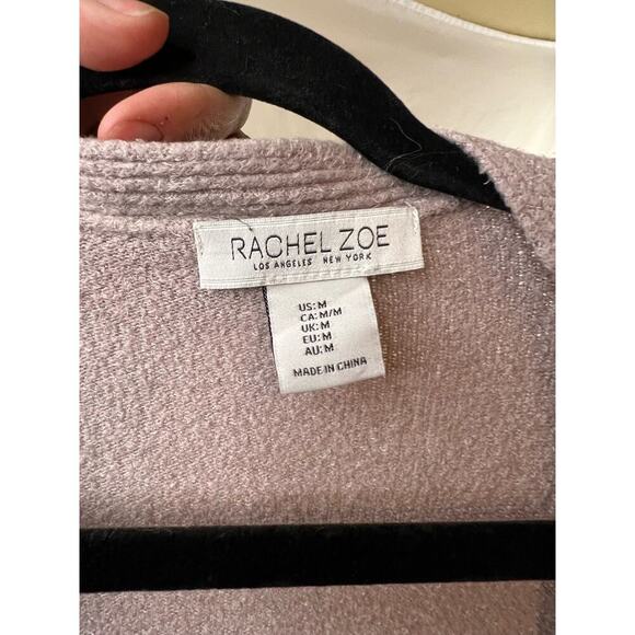 Rachel Zoe Beige Open Front Long Maxi Cardigan Size M - Picture 3 of 3